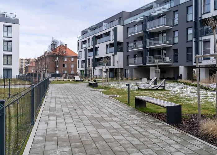 Апартаменты Lotte - Parking Podziemny, Osiedle Strzezone *